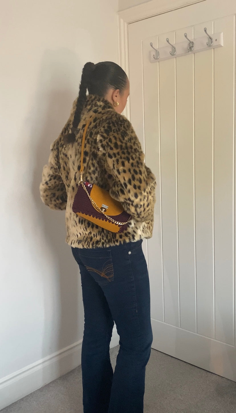 Maroon Clutch
