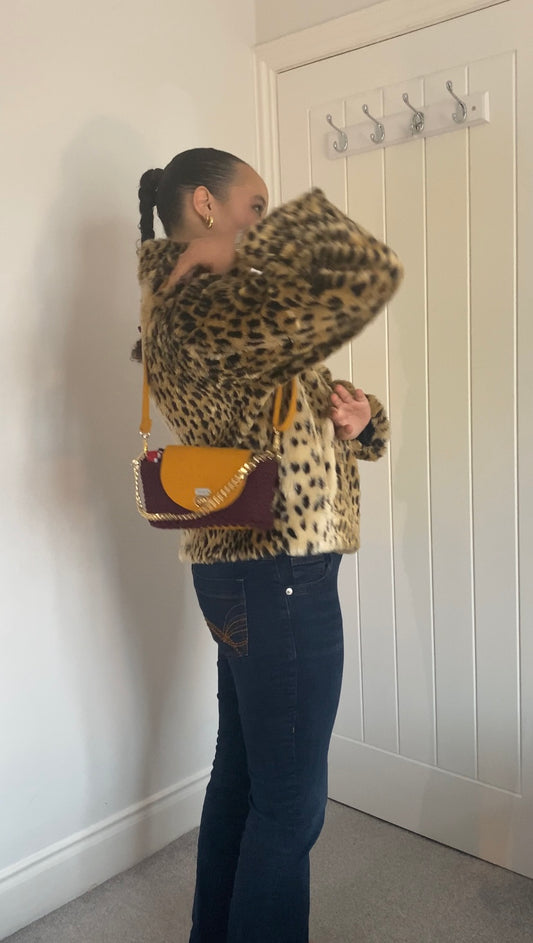 Maroon Clutch