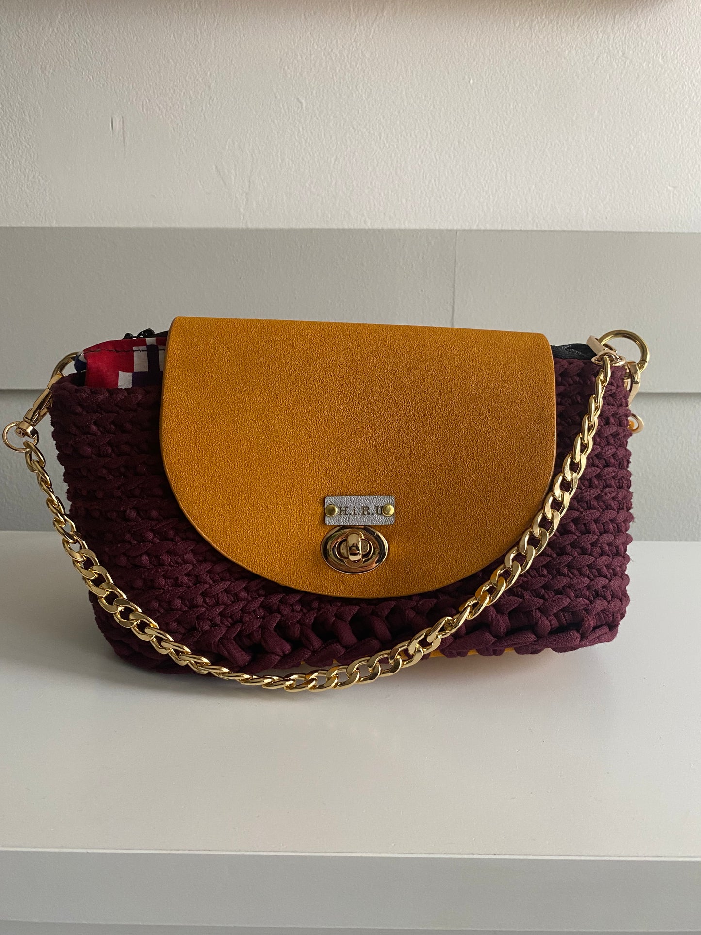 Maroon Clutch