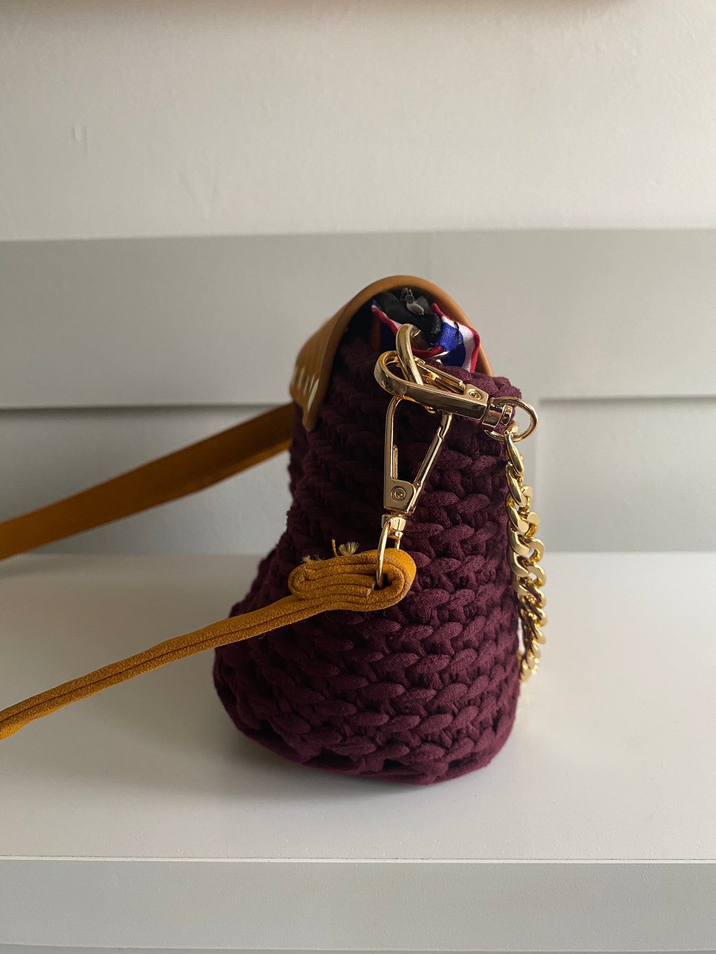 Maroon Clutch