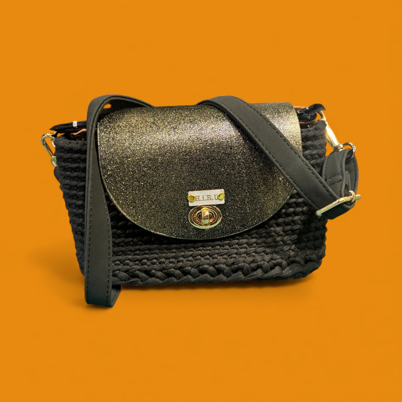 Midnight Black clutch
